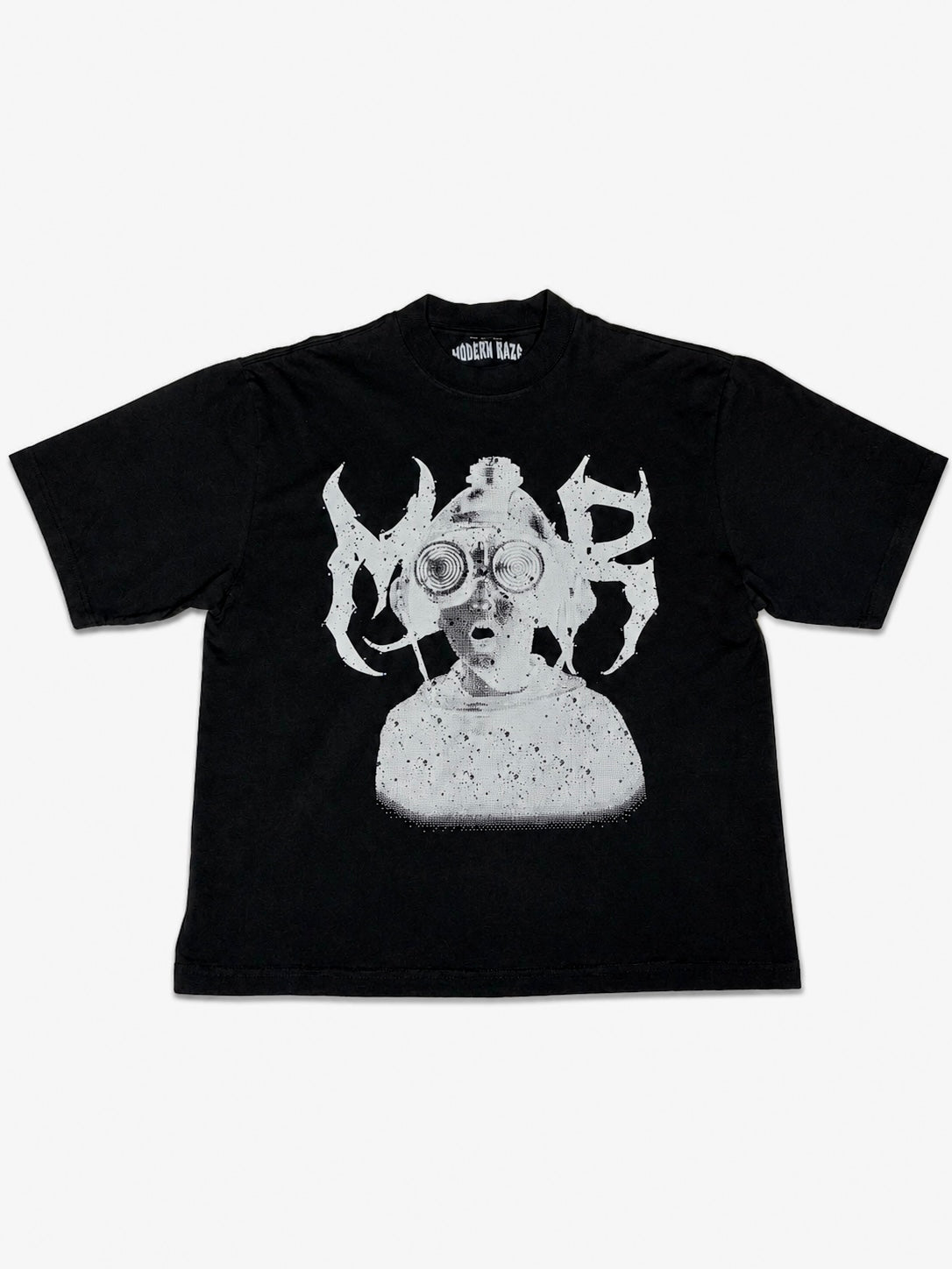 Mind Control Black Rhinestone Tee