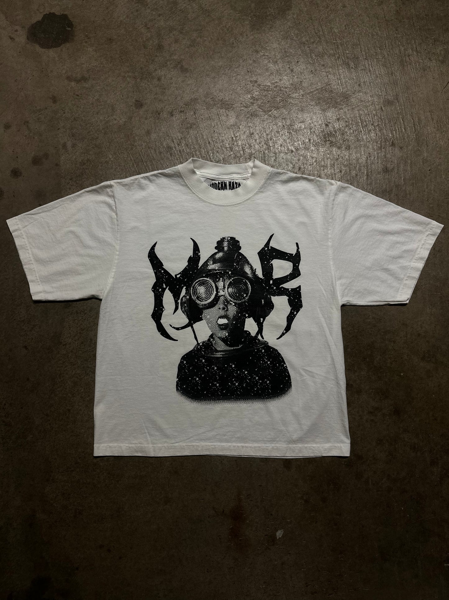 Mind control White Tee