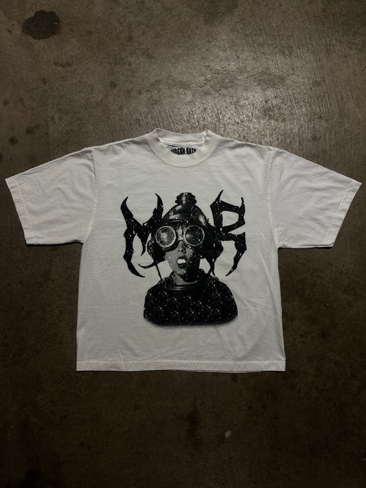 Mind control White Tee