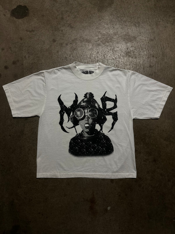 Mind control White Tee
