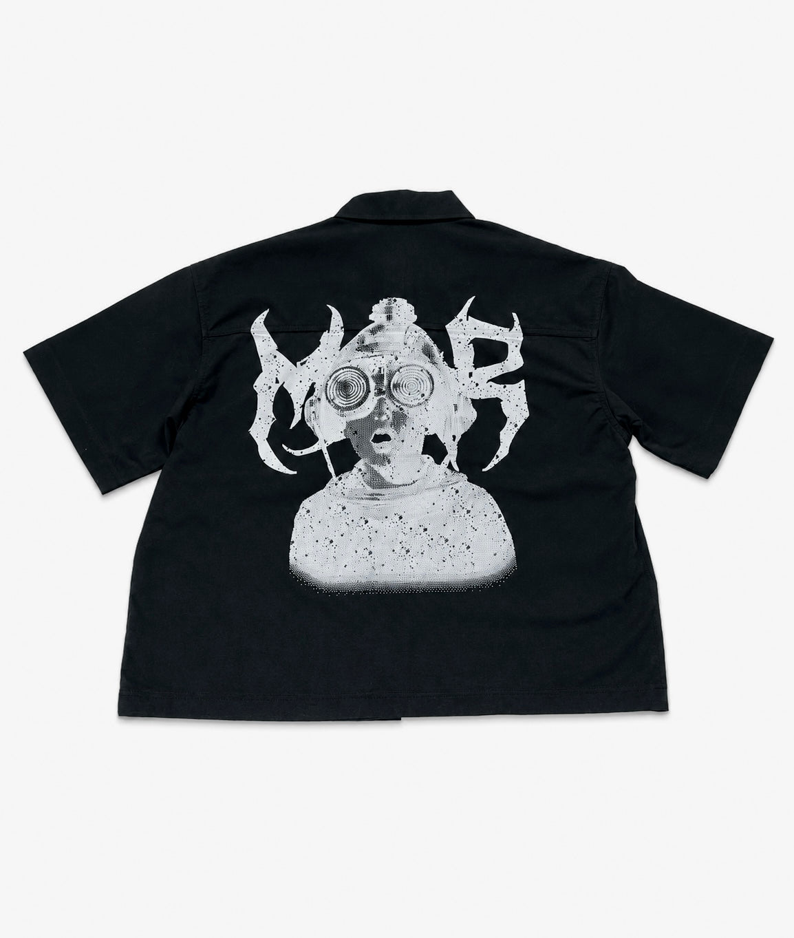 Mind control Black button up